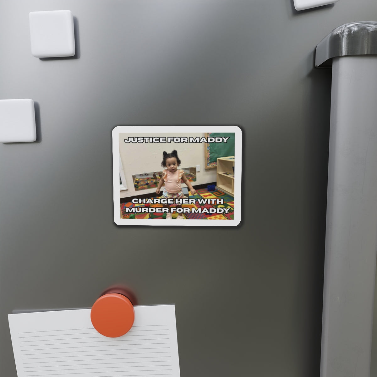 Justice for Maddy Die-Cut Magnet, Custom Support Magnet,