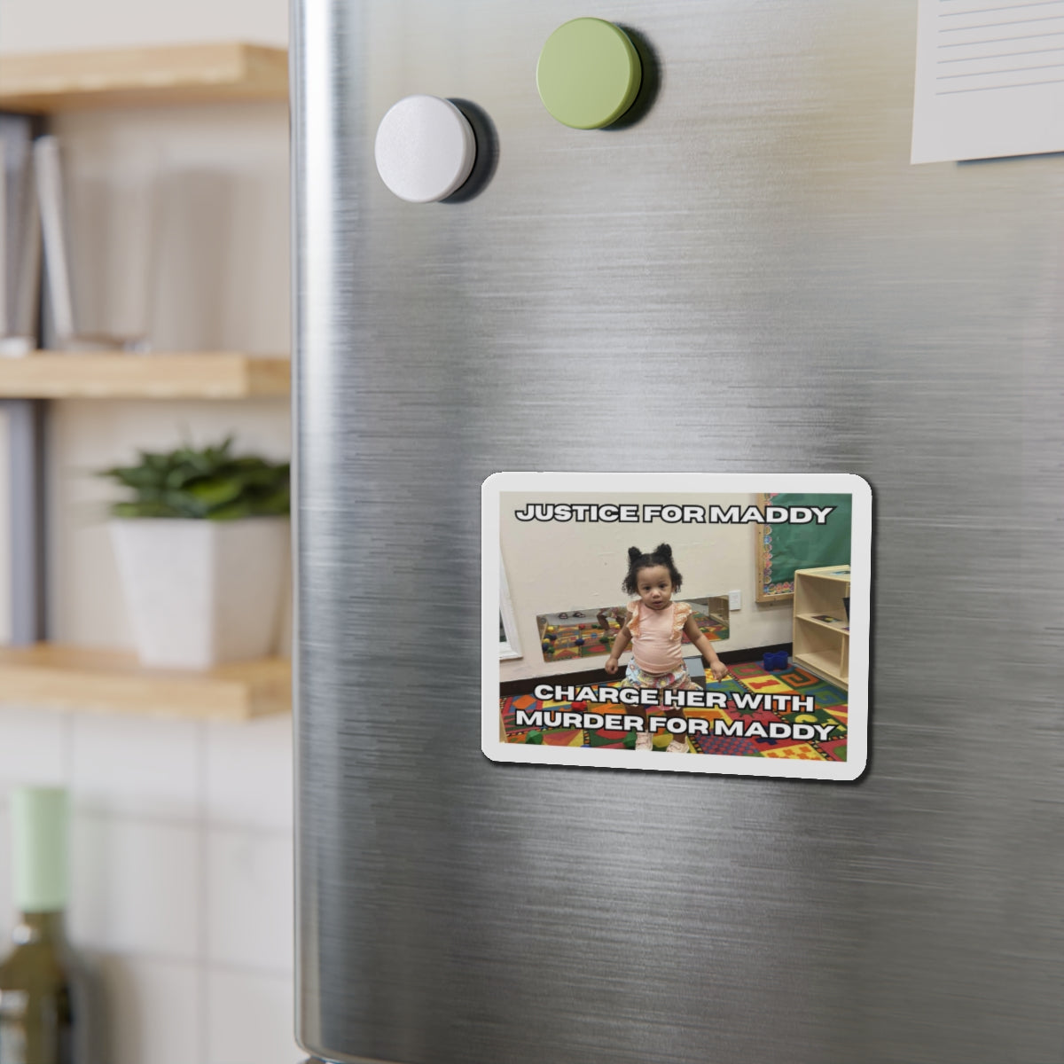 Justice for Maddy Die-Cut Magnet, Custom Support Magnet,