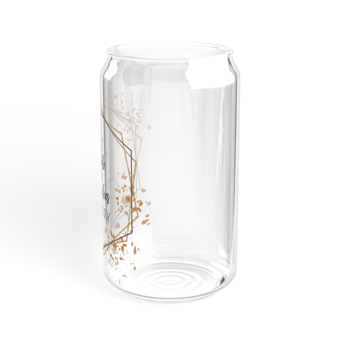 I’m Not Impossible, Sipper Glass, 16oz