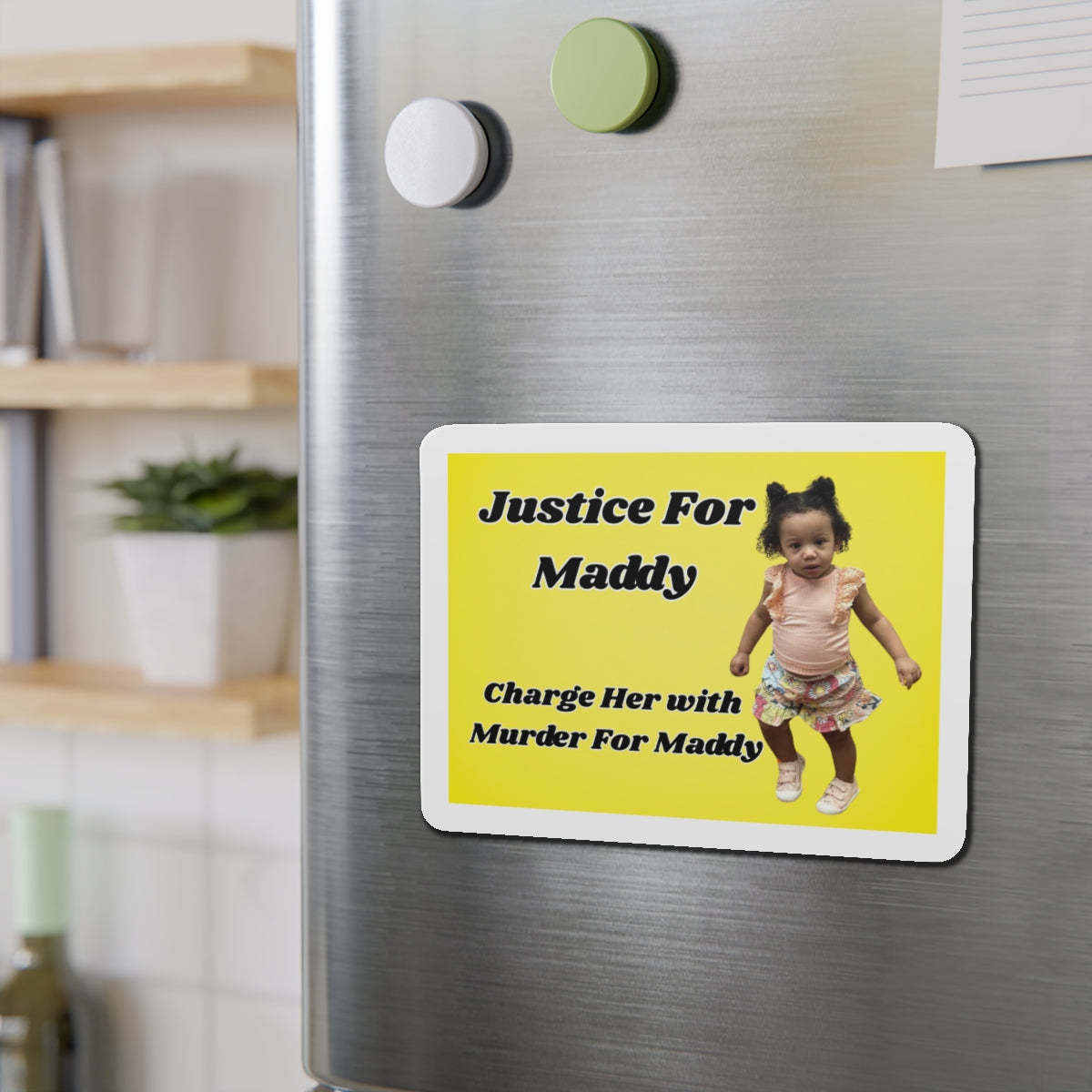Justice for Maddy Die-Cut Magnet