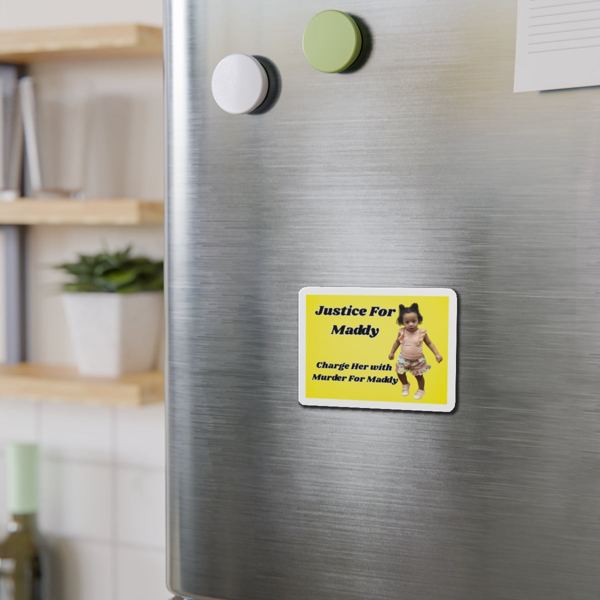 Justice for Maddy Die-Cut Magnet