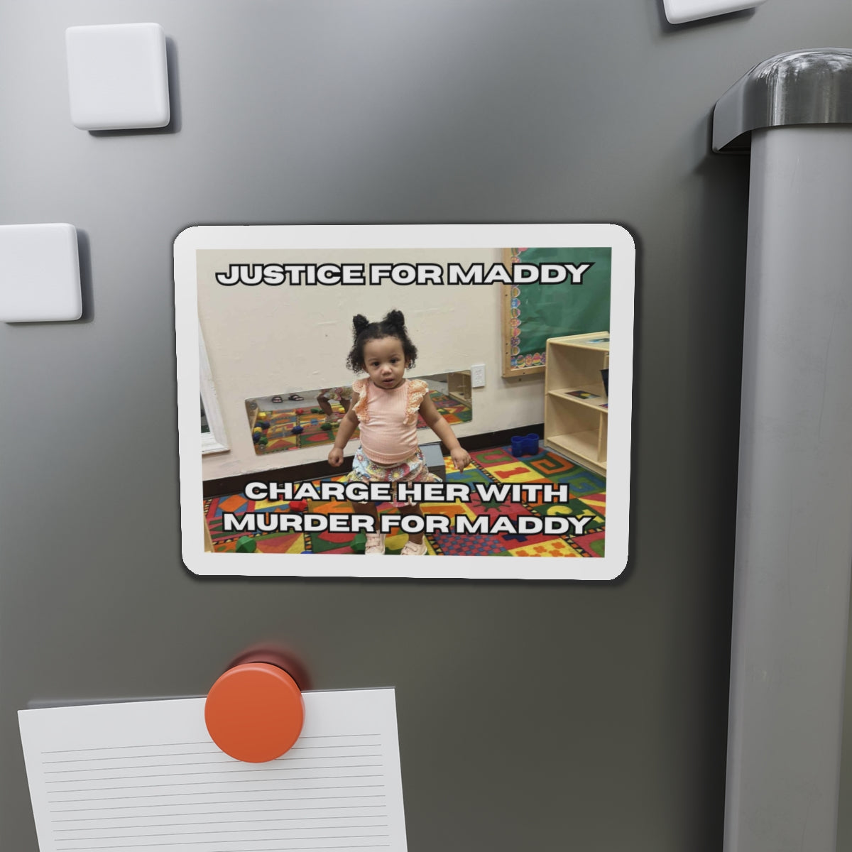 Justice for Maddy Die-Cut Magnet, Custom Support Magnet,