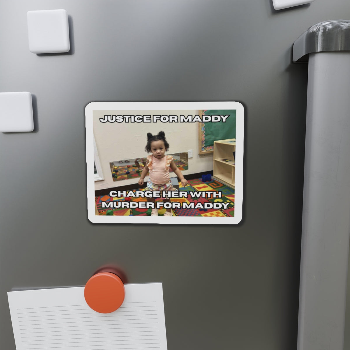 Justice for Maddy Die-Cut Magnet, Custom Support Magnet,