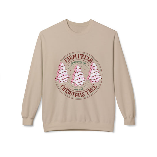 Farm Fresh Christmas Tree Crewneck Sweatshirt