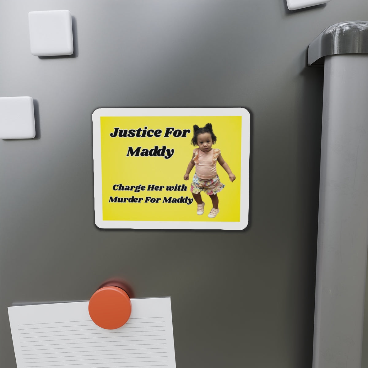Justice for Maddy Die-Cut Magnet