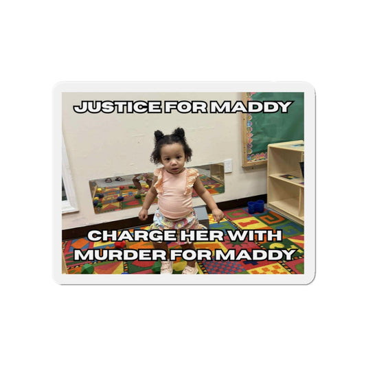 Justice for Maddy Die-Cut Magnet, Custom Support Magnet,