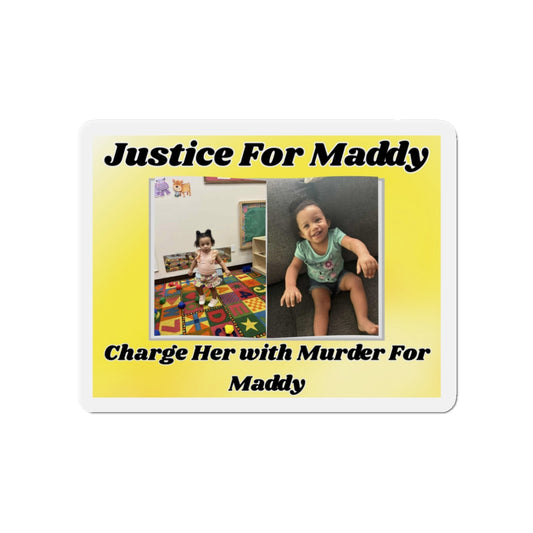 #Justice for Maddy Die-Cut Magnet