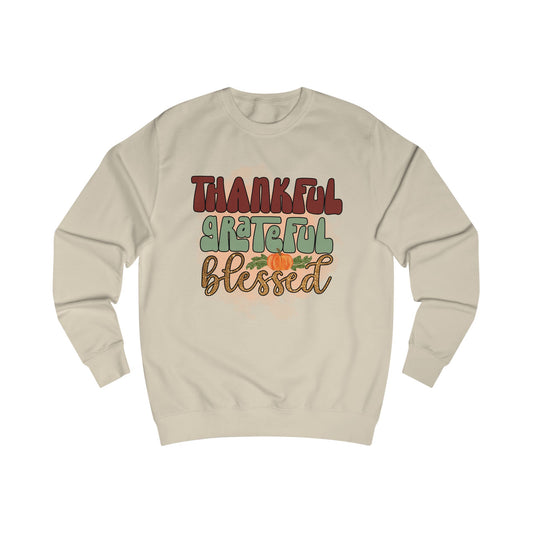 Thankful Grateful Blessed Unisex Sweatshirt