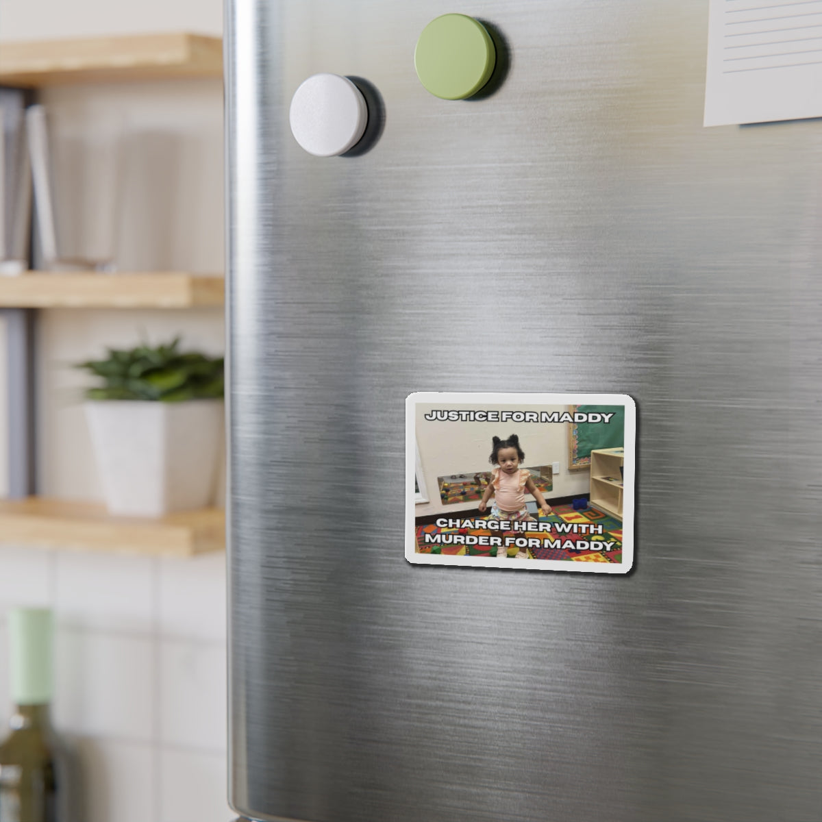 Justice for Maddy Die-Cut Magnet, Custom Support Magnet,