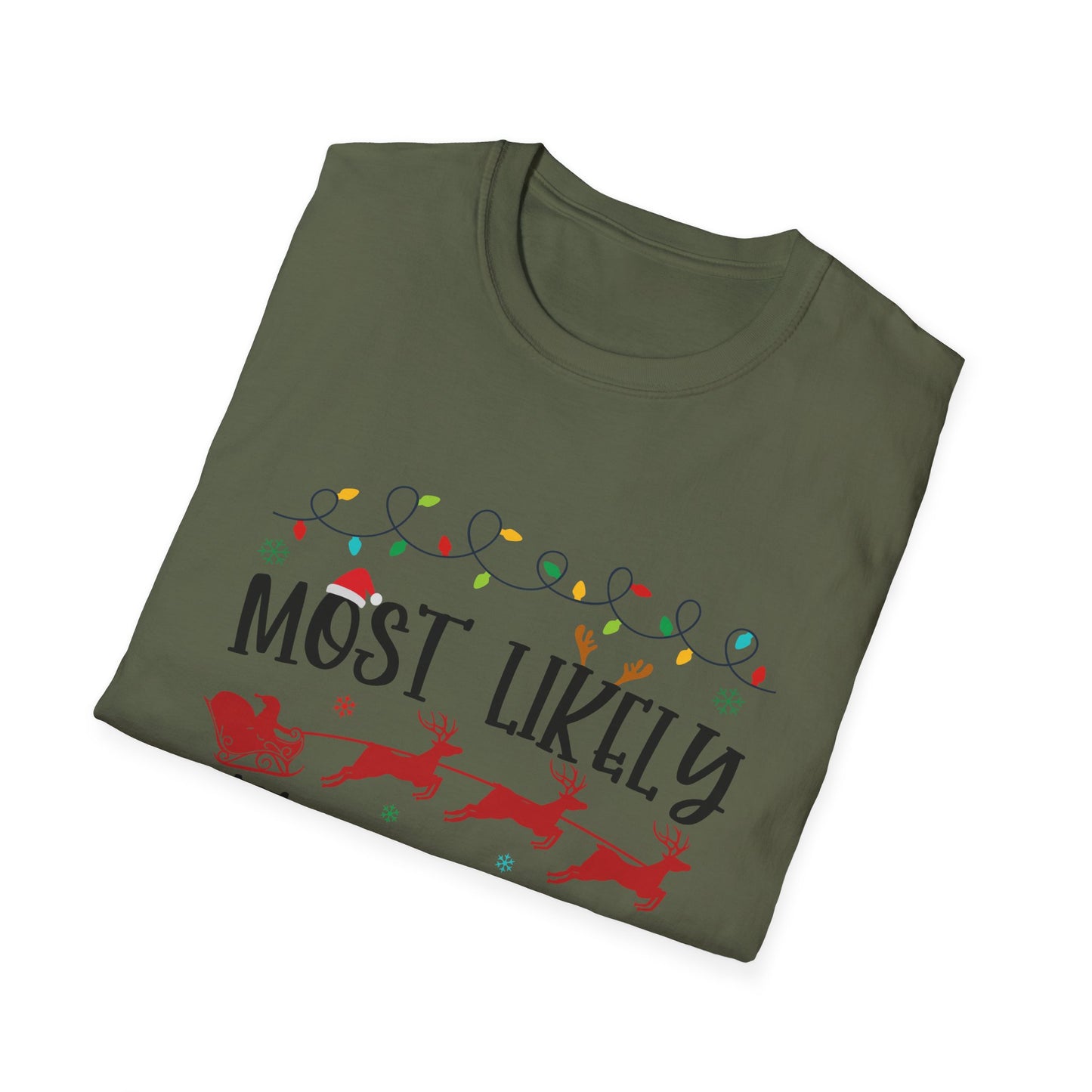 Most Likely to Be On the Nice List Unisex Holiday T-Shirt