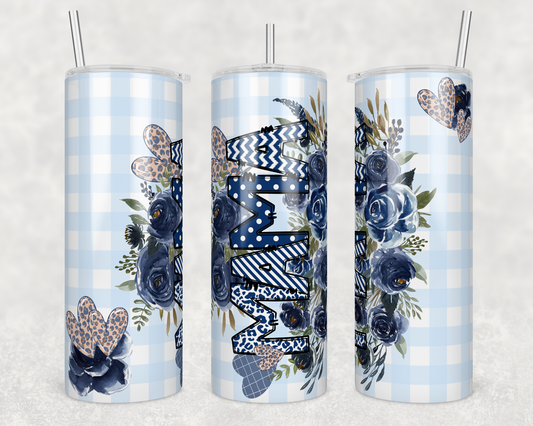 Mom Blue Gingham (40)