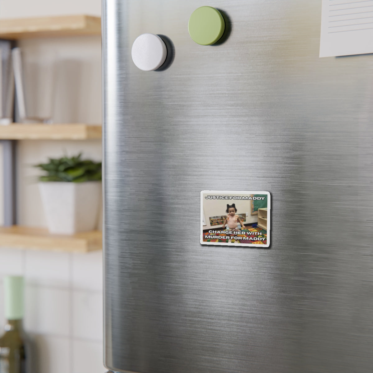 Justice for Maddy Die-Cut Magnet, Custom Support Magnet,