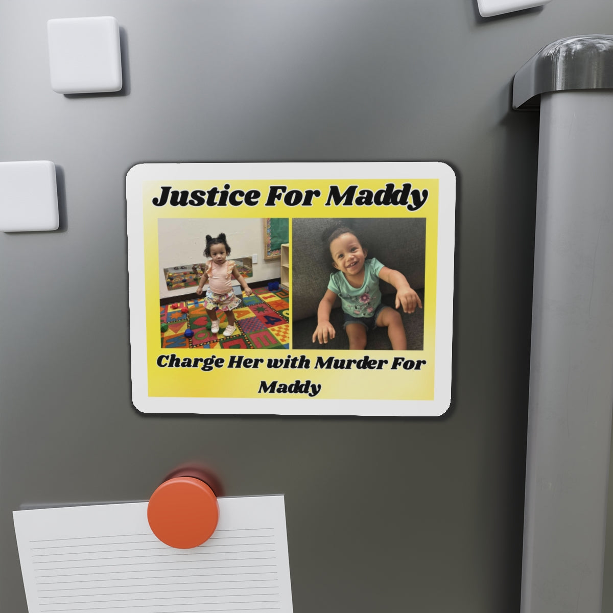 Justice for Maddy Die-Cut Magnet