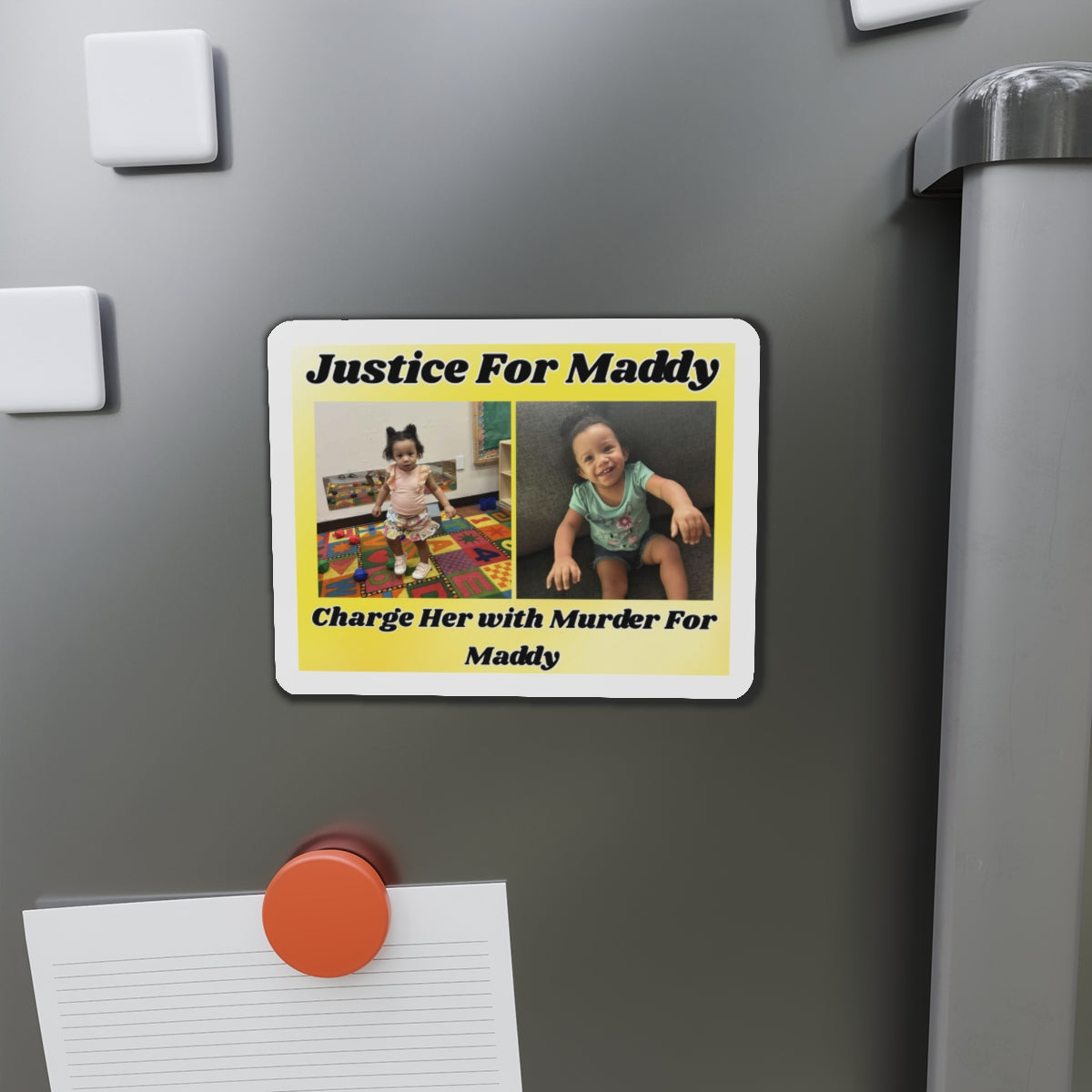 Justice for Maddy Die-Cut Magnet