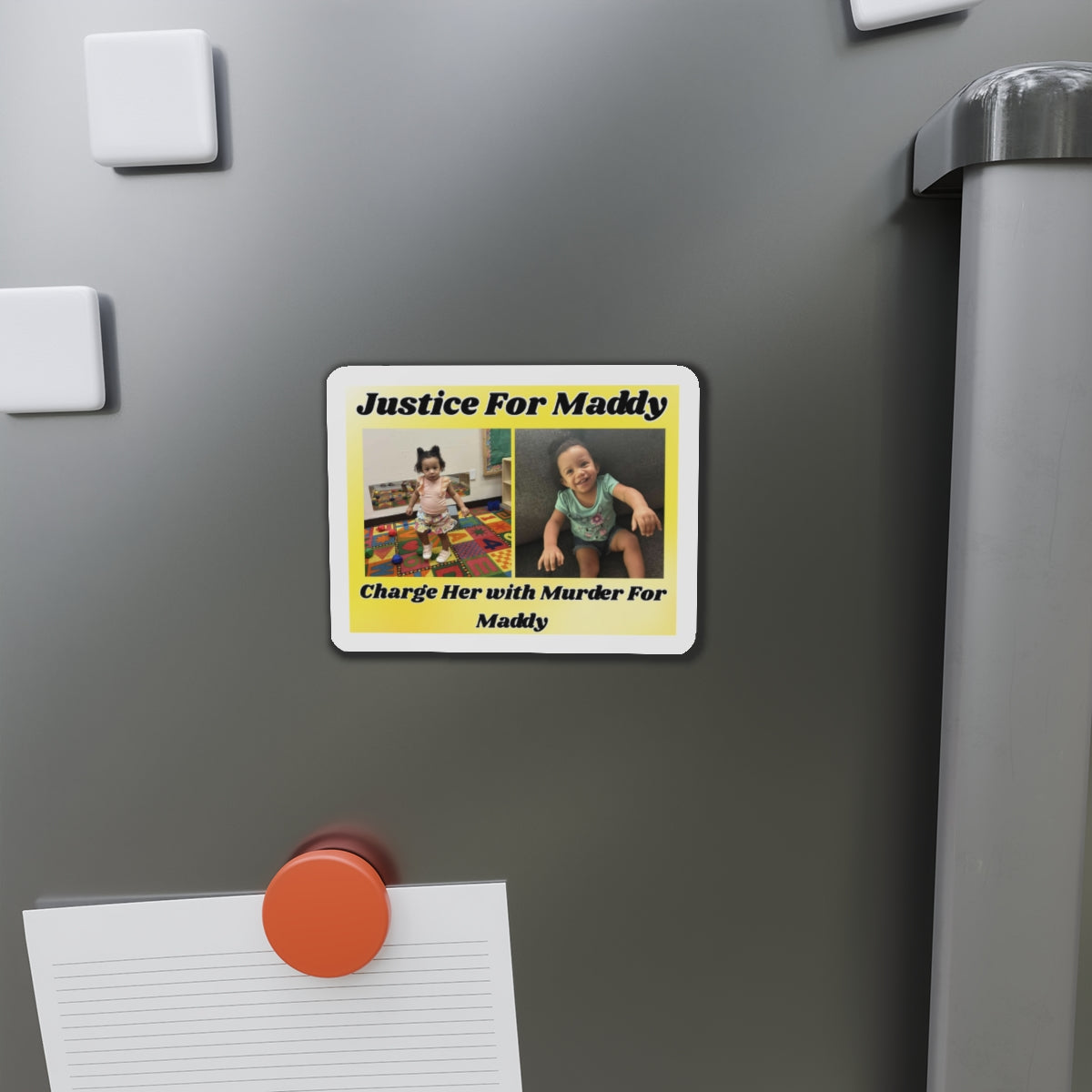 Justice for Maddy Die-Cut Magnet