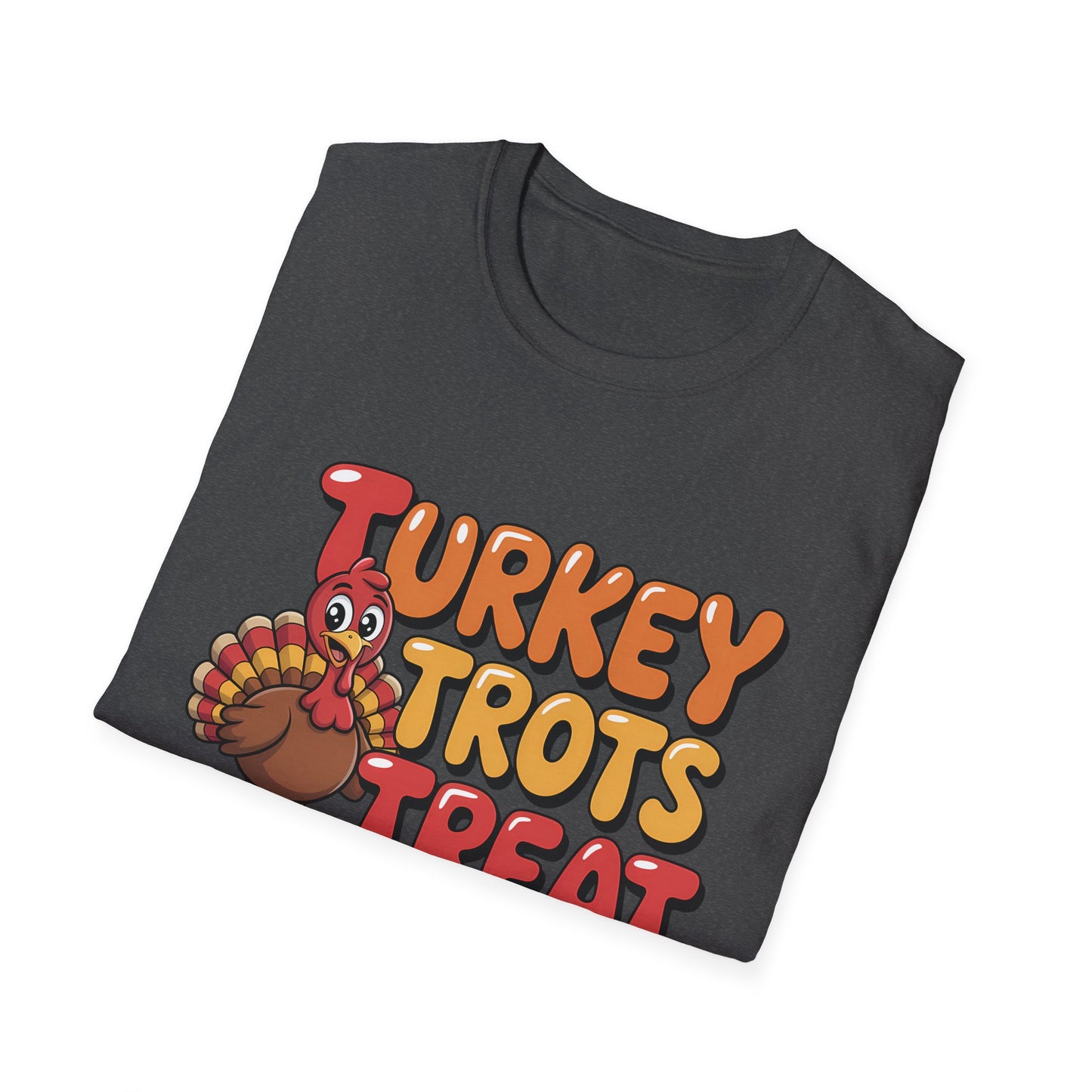 Thanksgiving Turkey Trots Unisex Softstyle T-Shirt