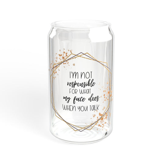 I’m Not Impossible, Sipper Glass, 16oz