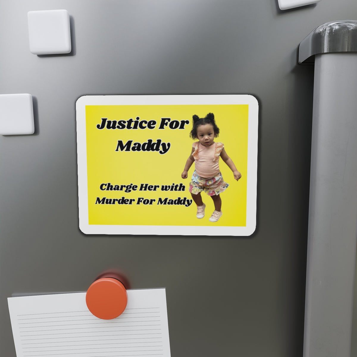 Justice for Maddy Die-Cut Magnet