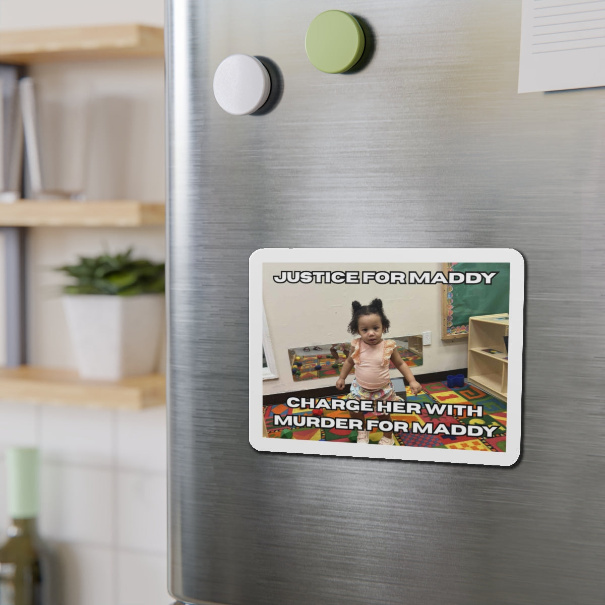 Justice for Maddy Die-Cut Magnet, Custom Support Magnet,