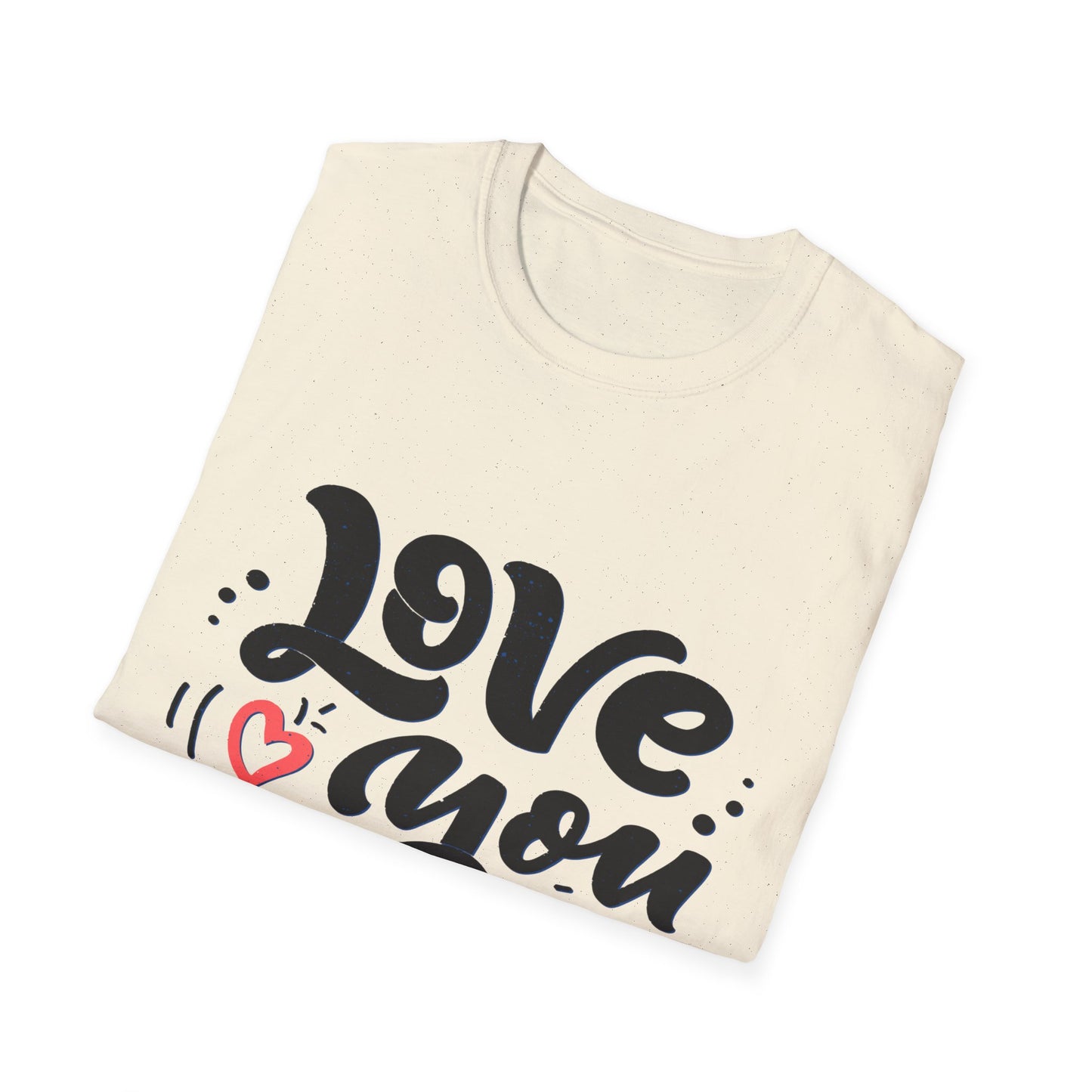 Love You Dad T-Shirt — Heart Dad Graphic Tee for Father’s Day
