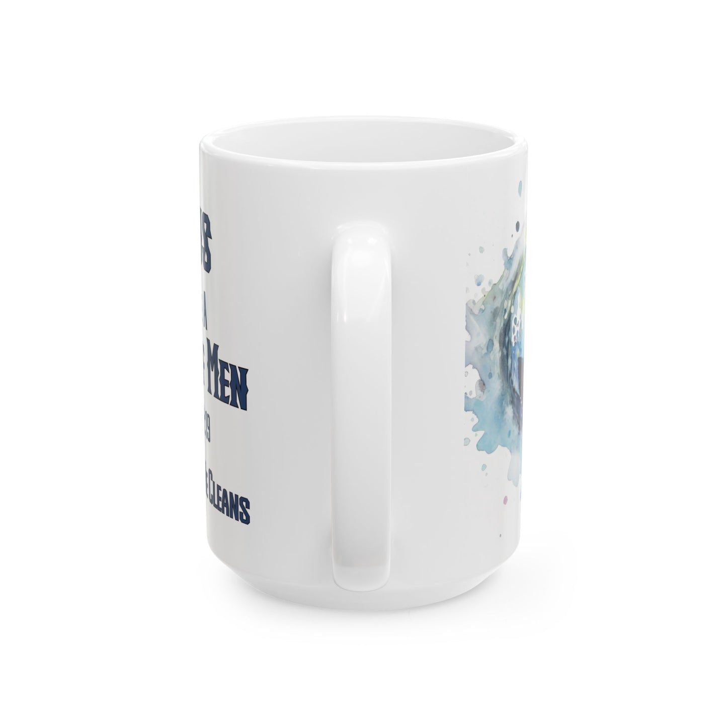 Jesus Made Me A Fisher Of Men Mug — Rainbow Trout Christian Faith Coffee Cup