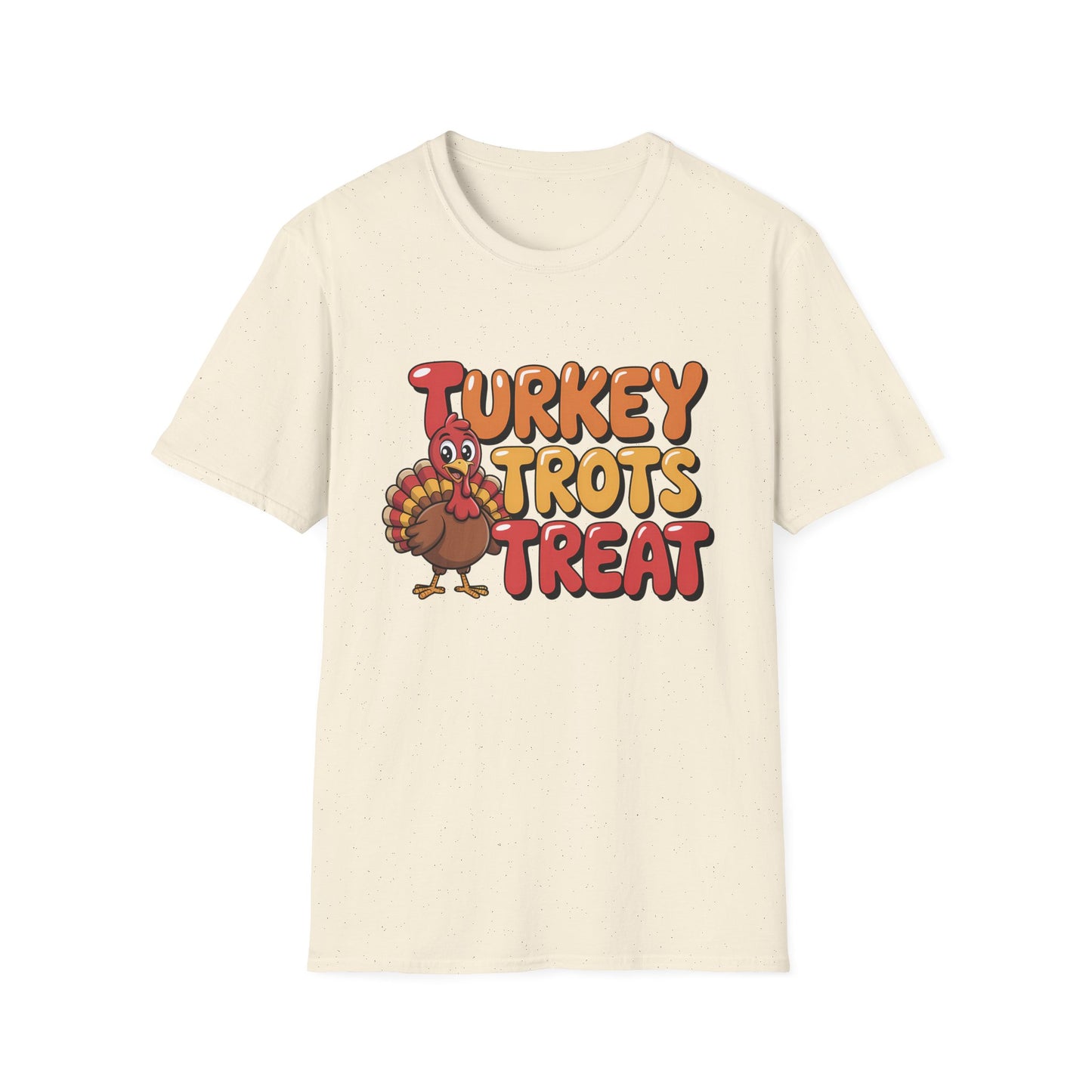Thanksgiving Turkey Trots Unisex Softstyle T-Shirt