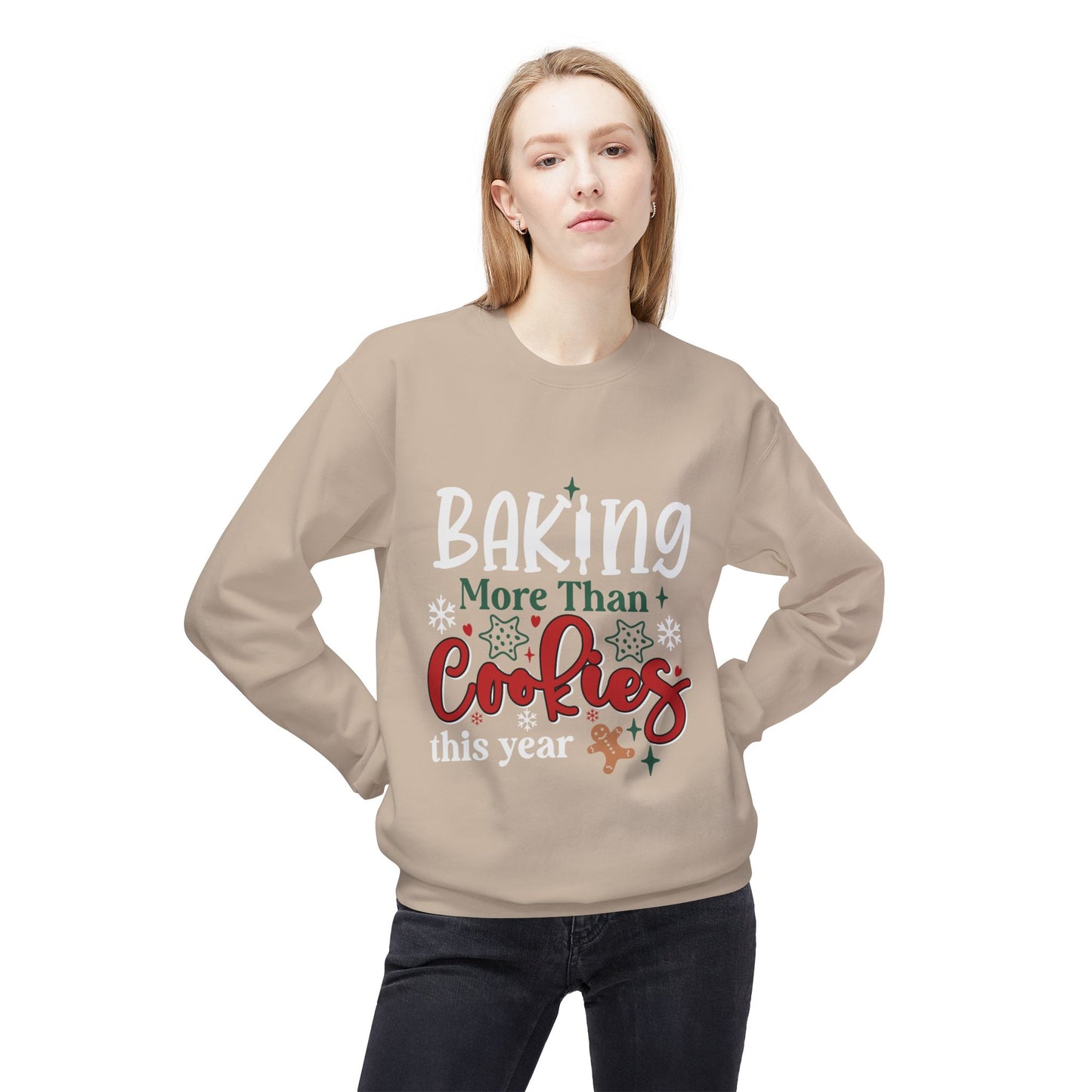 Baking More Than Cookies Crewneck Sweatshirt