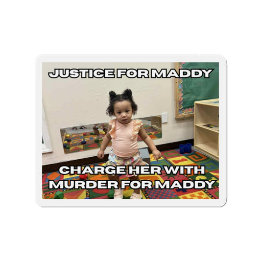 Justice for Maddy Die-Cut Magnet, Custom Support Magnet,