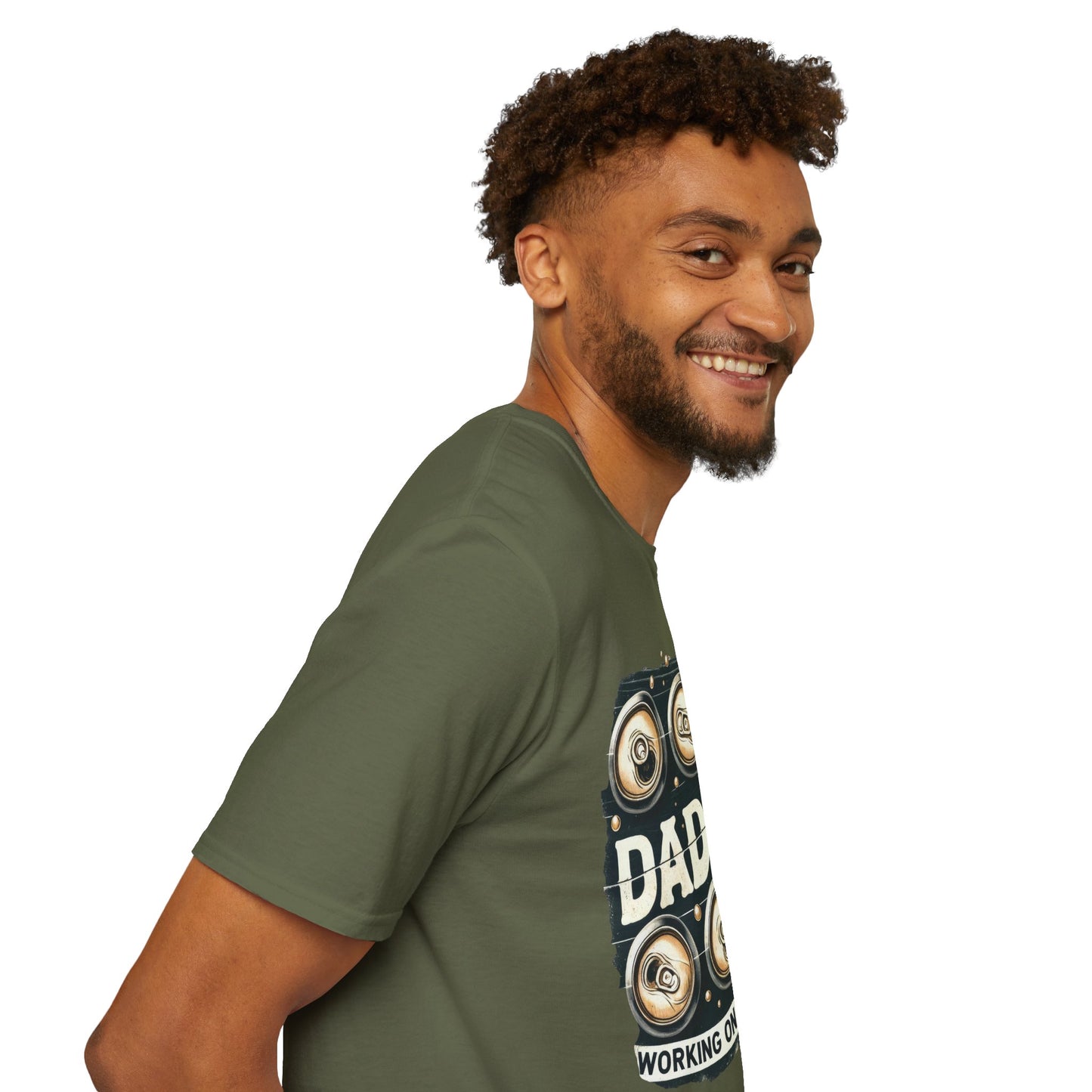 Dad Bod T-Shirt — "Dad Bod: Working On My Six Pack" Funny Fathers Day Tee