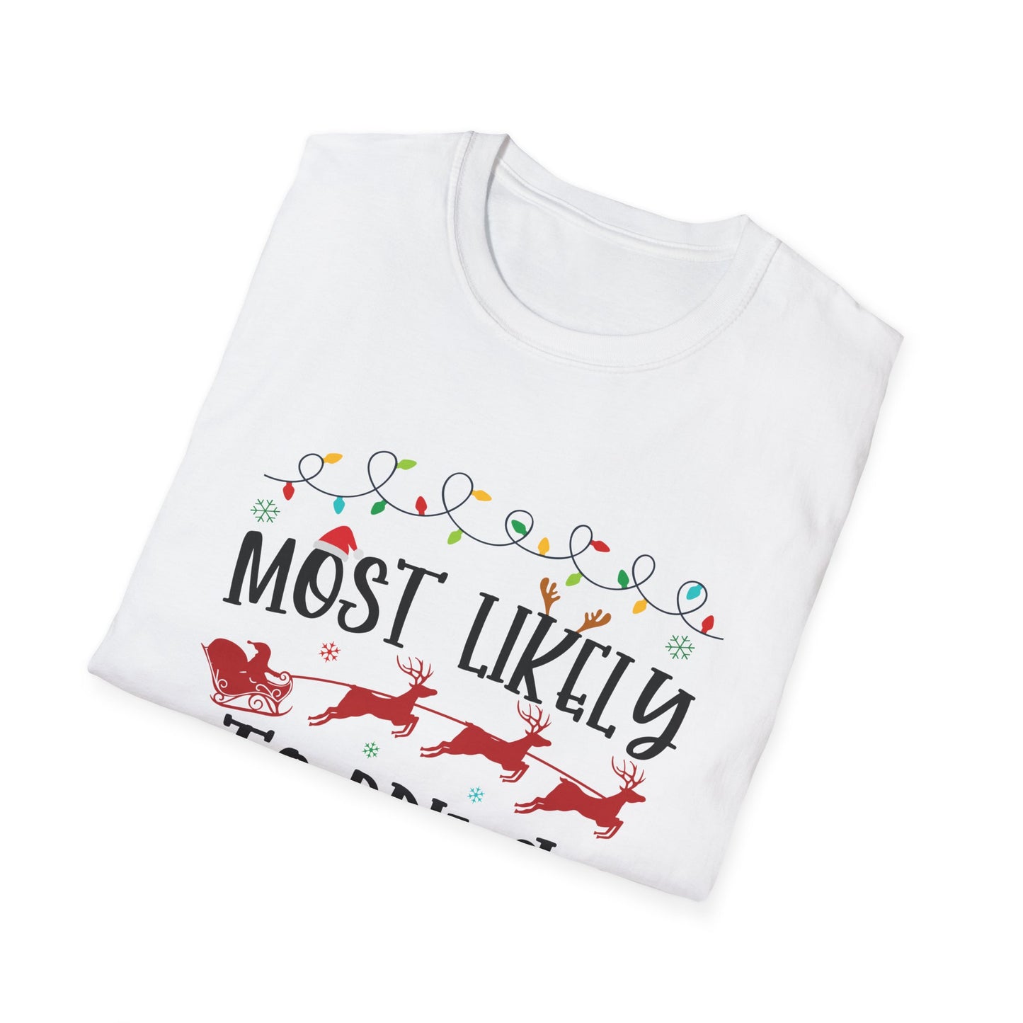 Most Likely to Bring Christmas Joy Unisex Holiday T-Shirt