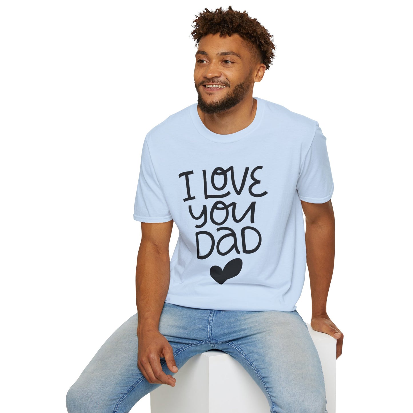 I Love You Dad T-Shirt — Heart Father’s Day Gift