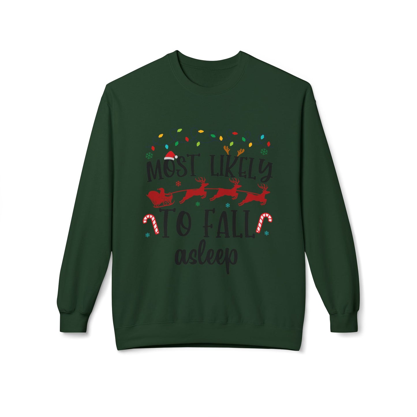Most Likely to Fall Asleep Crewneck Sweatshirt