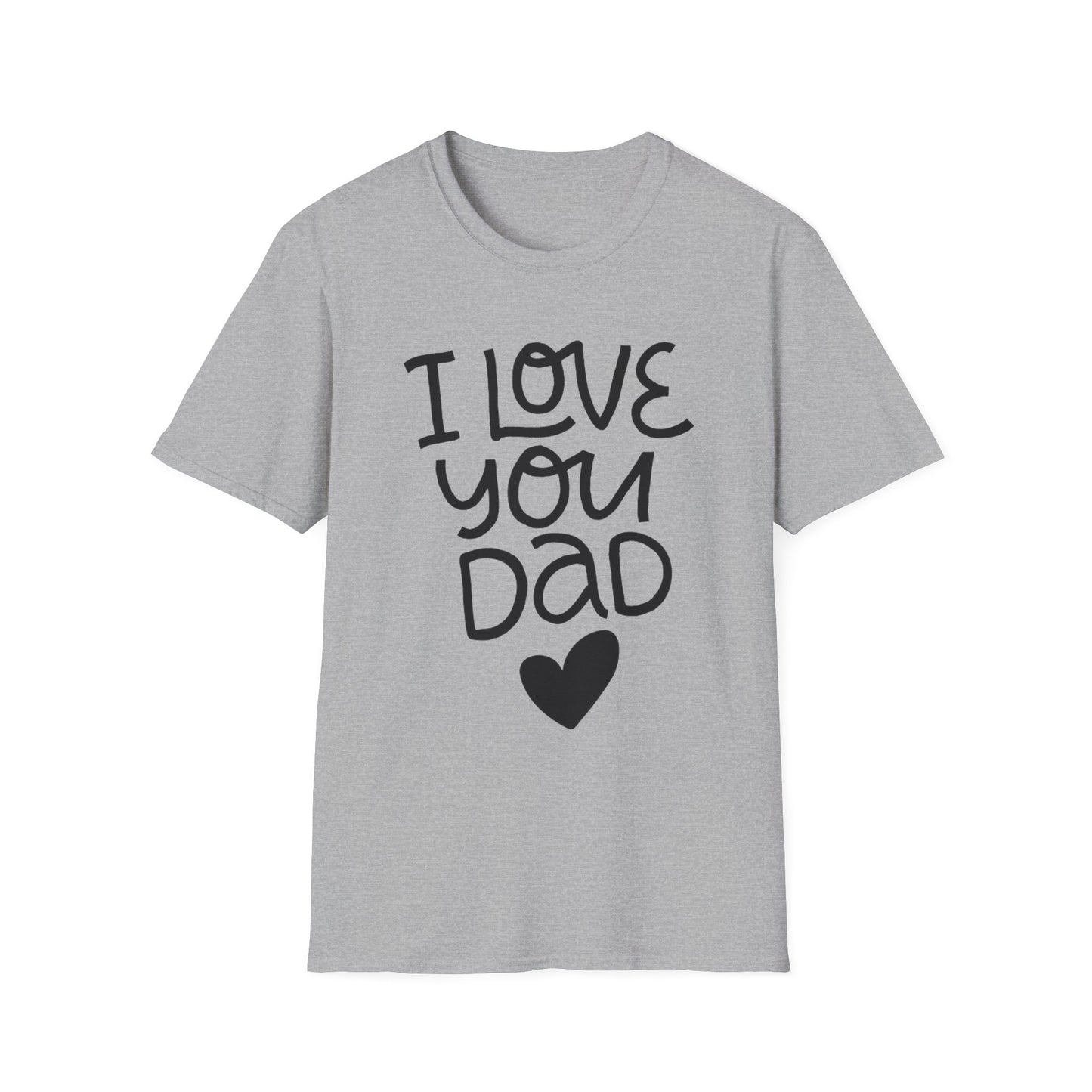 I Love You Dad T-Shirt — Heart Father’s Day Gift