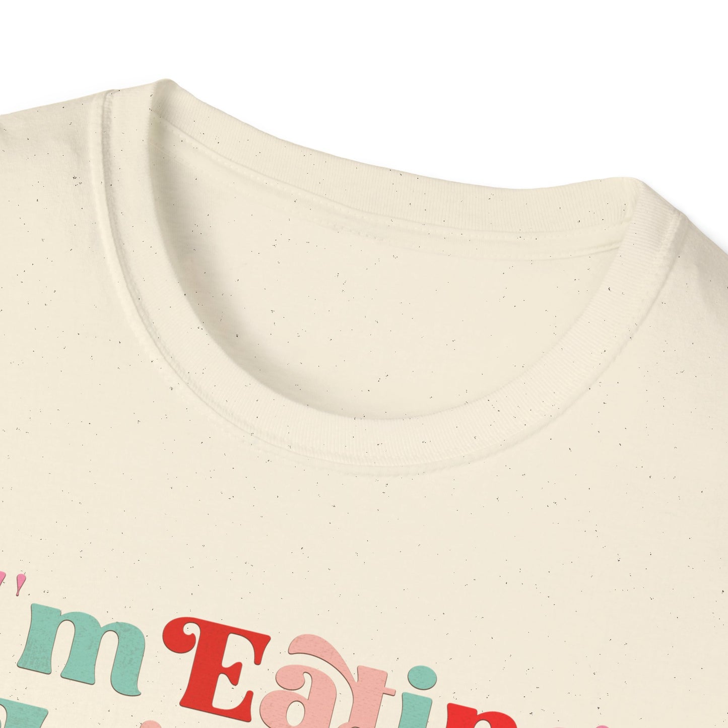 I'm Eating Junk Unisex Softstyle T-Shirt - Fun & Quirky Statement Tee for Snack Lovers