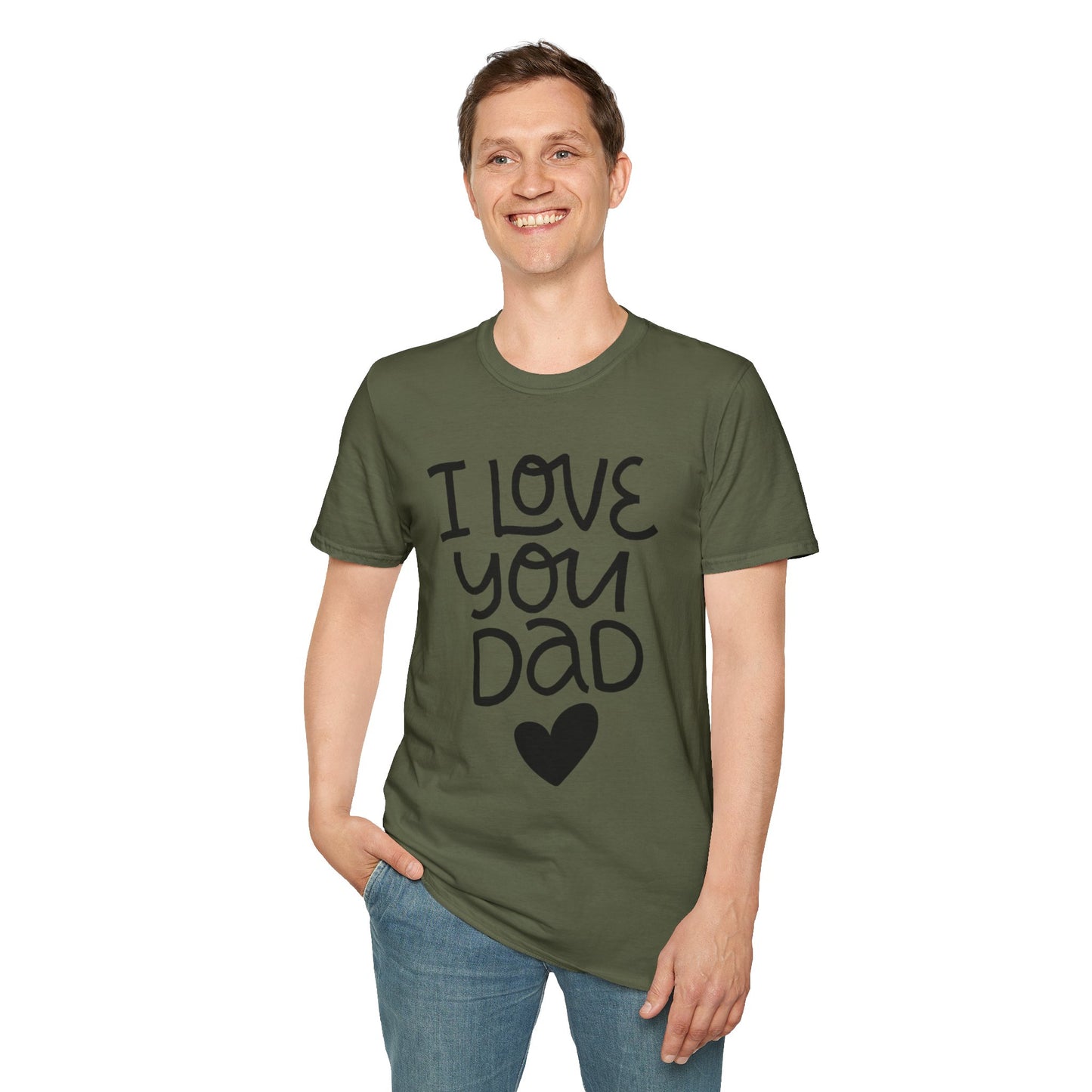 I Love You Dad T-Shirt — Heart Father’s Day Gift