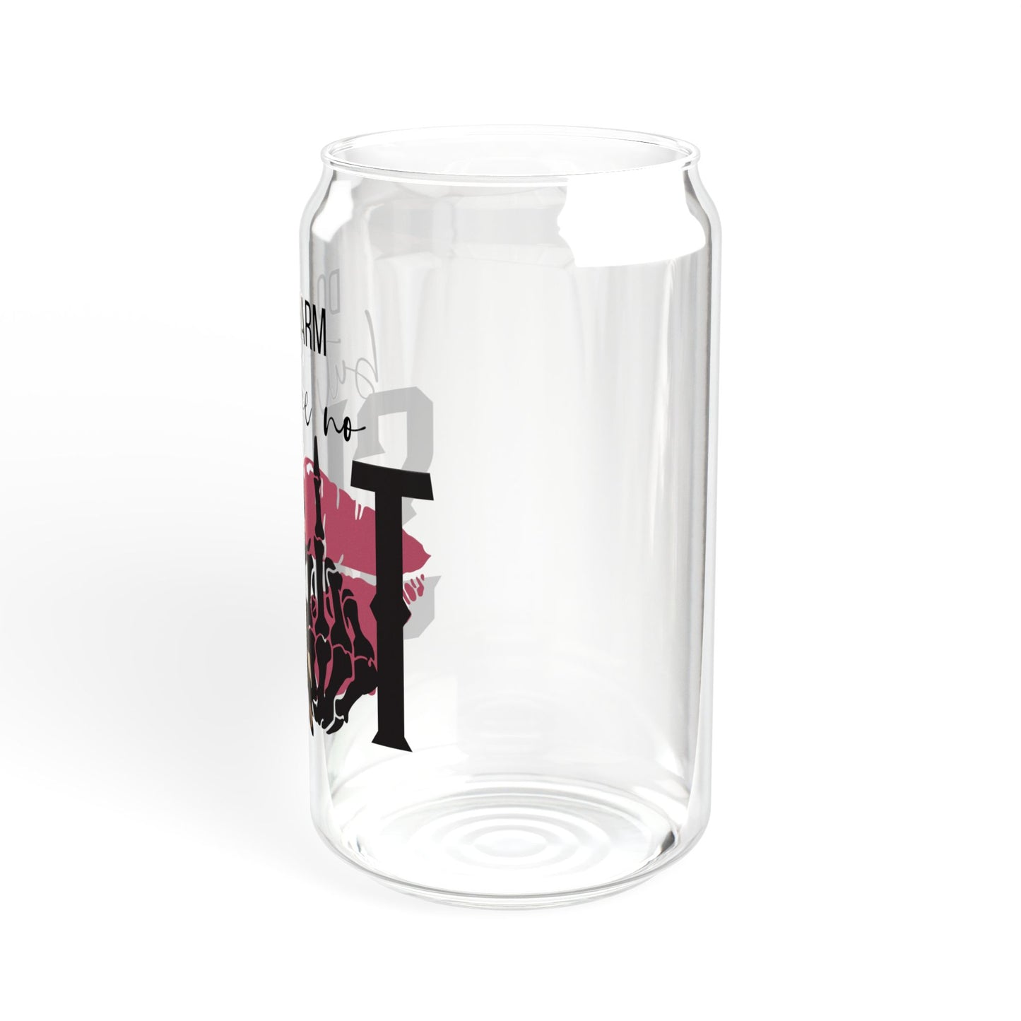 Do No Harm Sipper Glass – 16oz Bamboo Lid Tumbler