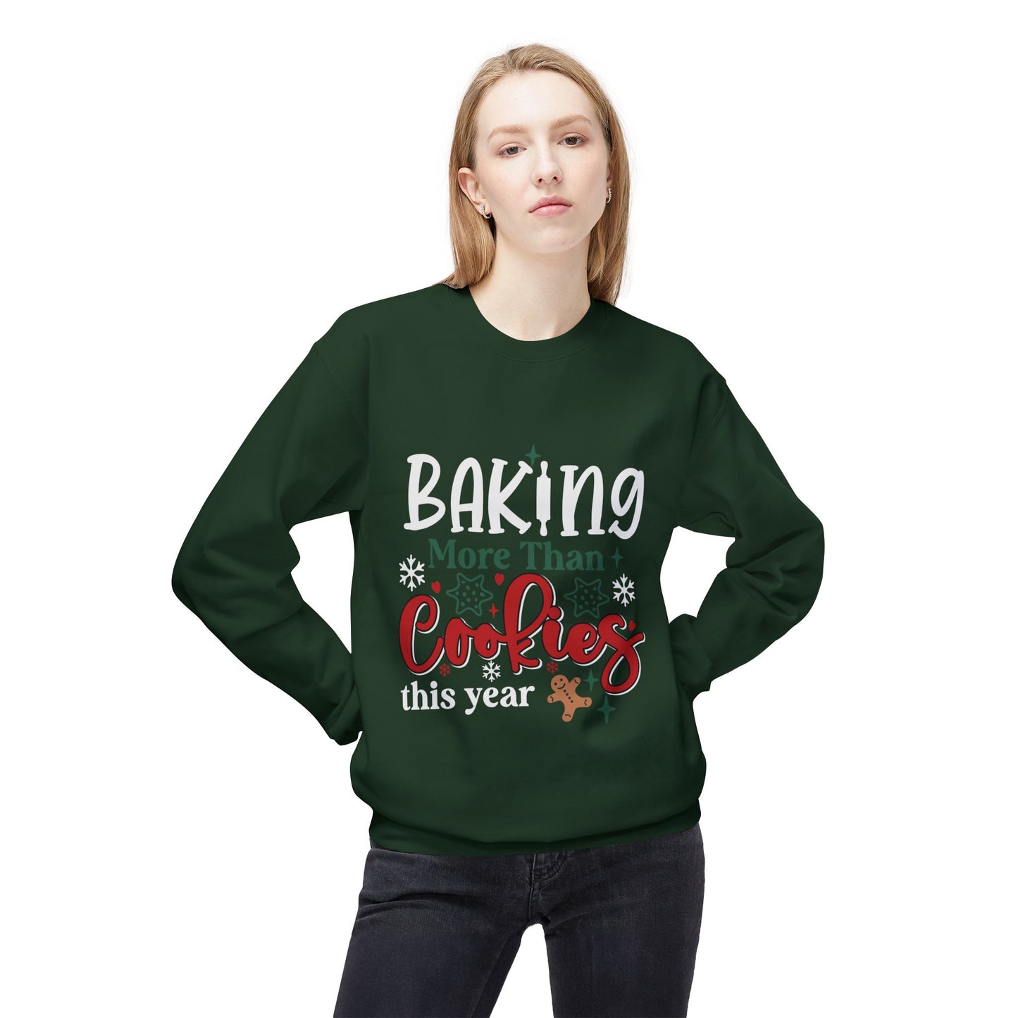 Baking More Than Cookies Crewneck Sweatshirt