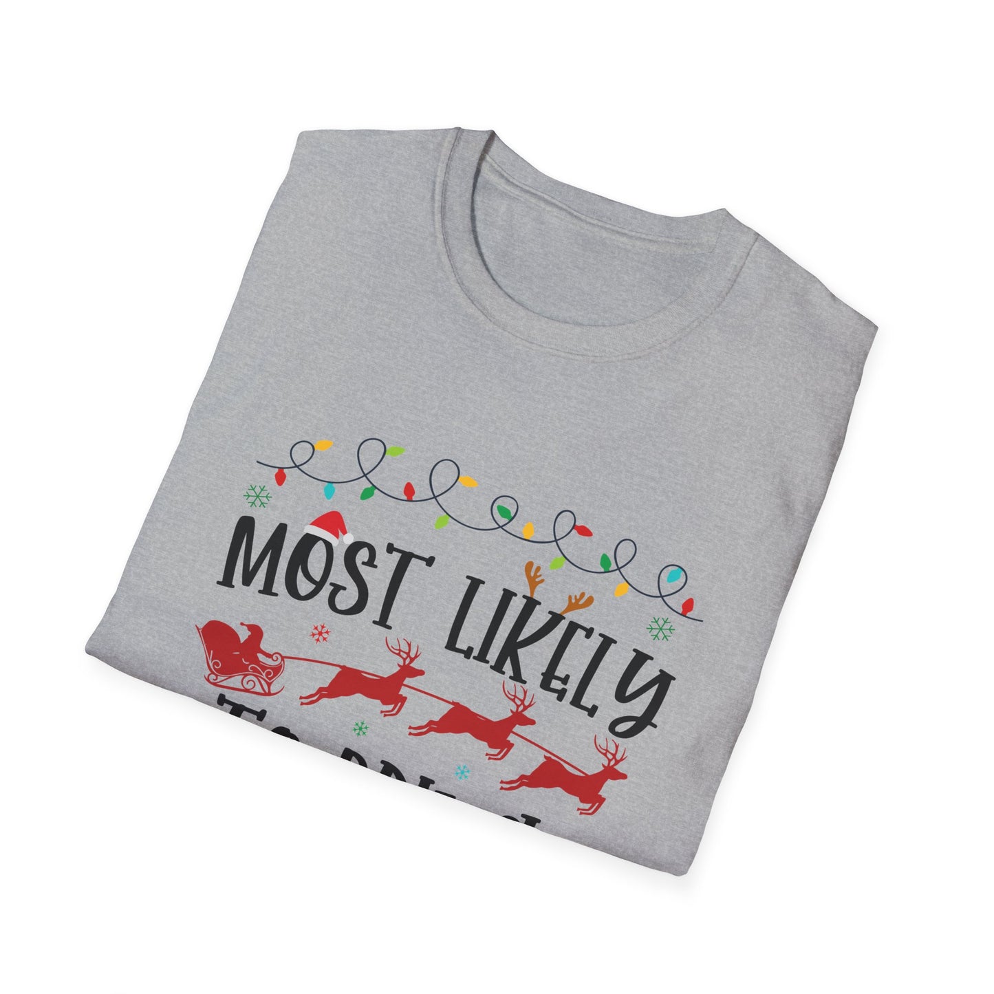 Most Likely to Bring Christmas Joy Unisex Holiday T-Shirt