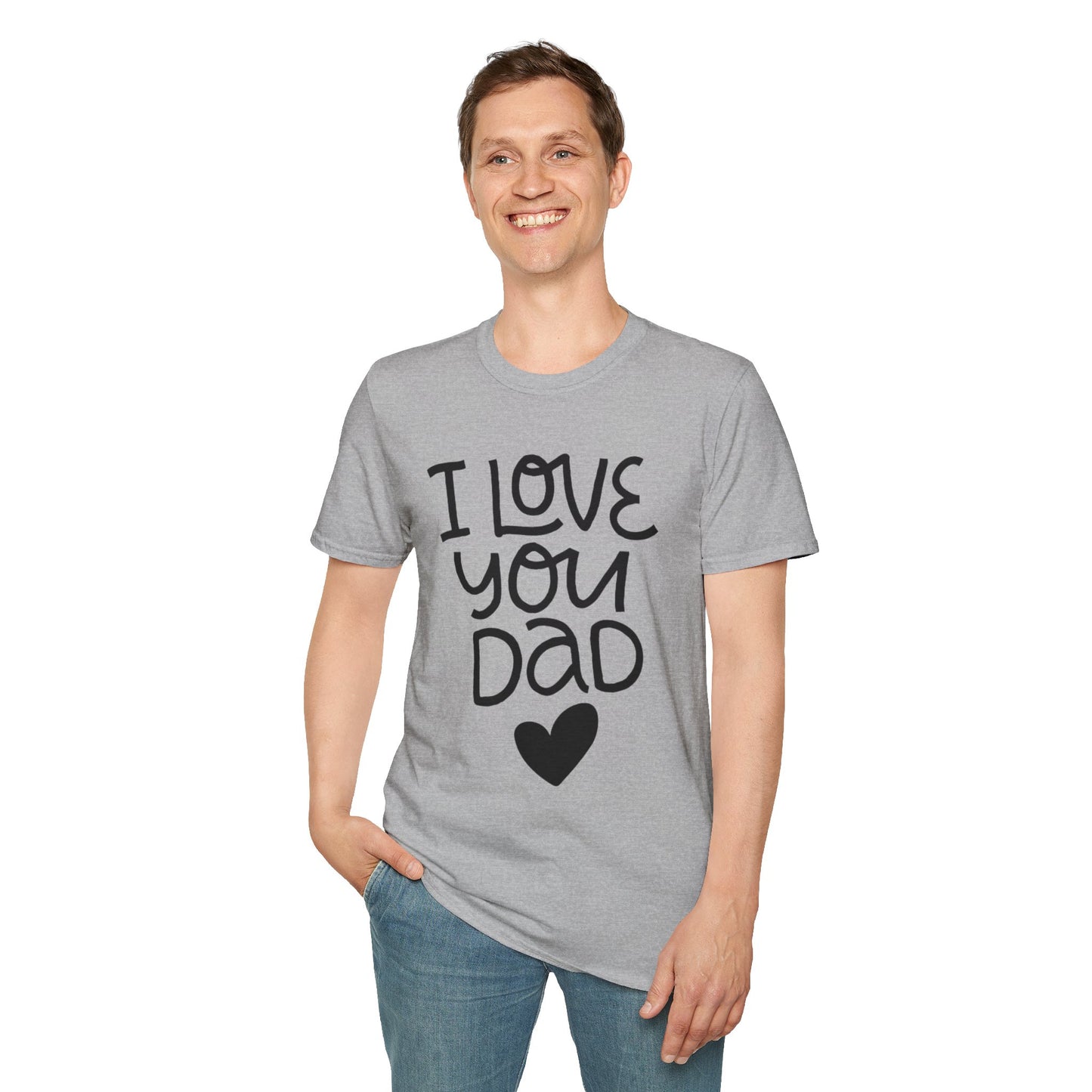 I Love You Dad T-Shirt — Heart Father’s Day Gift