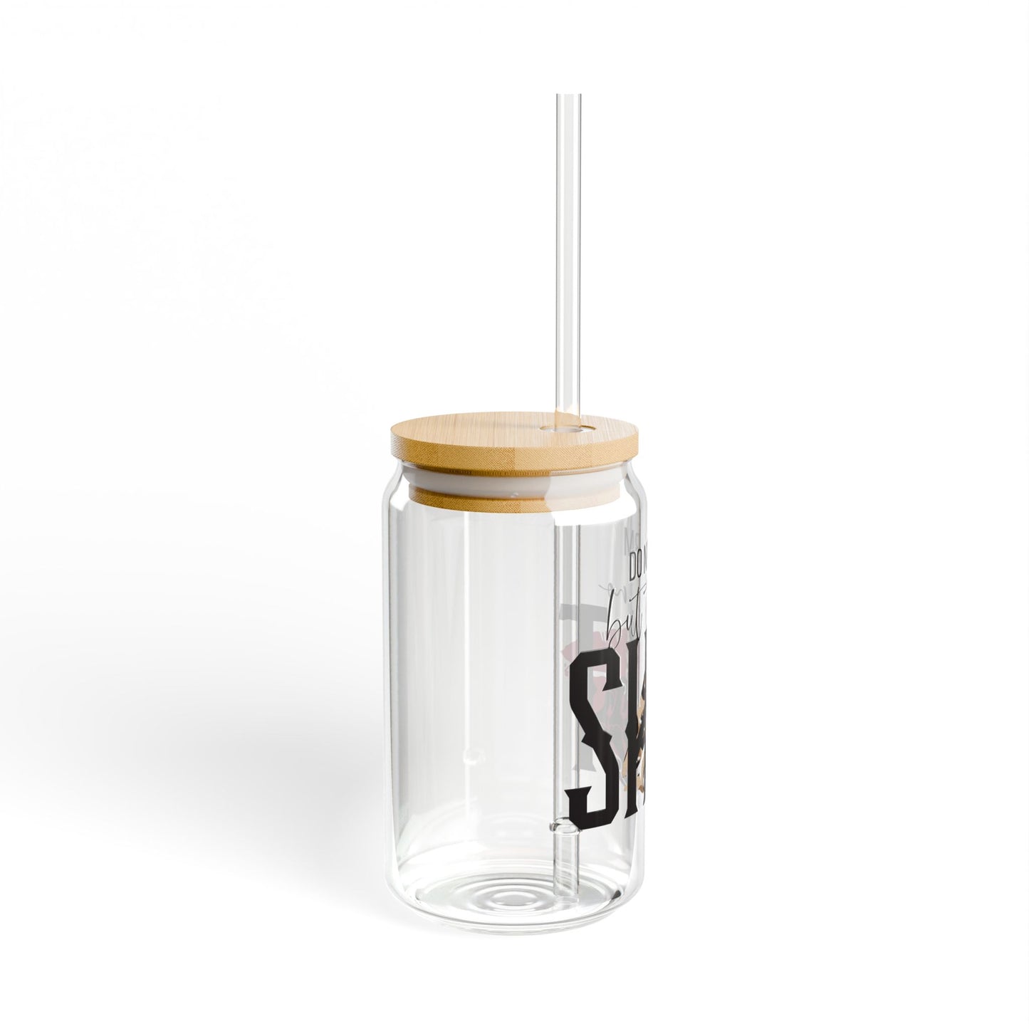 Do No Harm Sipper Glass – 16oz Bamboo Lid Tumbler