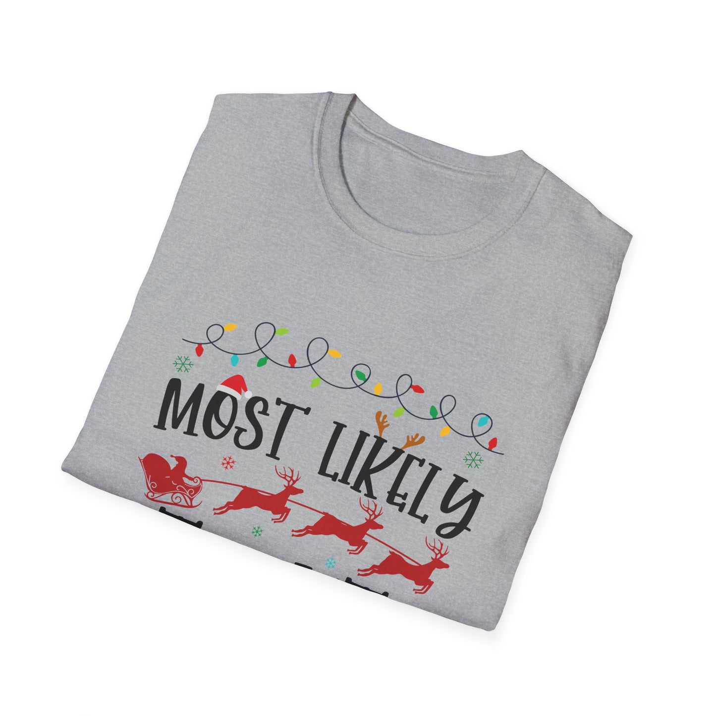 Tangled in Tensel Unisex Holiday T-Shirt -