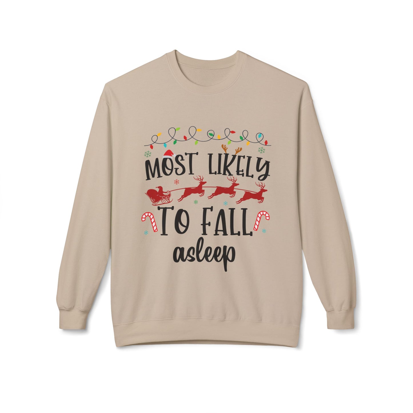 Most Likely to Fall Asleep Crewneck Sweatshirt