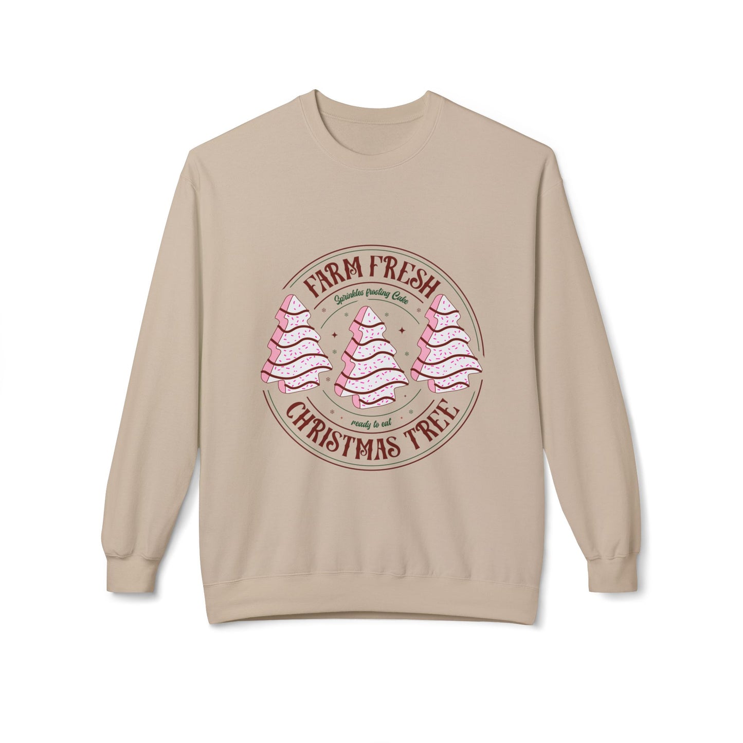 Farm Fresh Christmas Tree Crewneck Sweatshirt