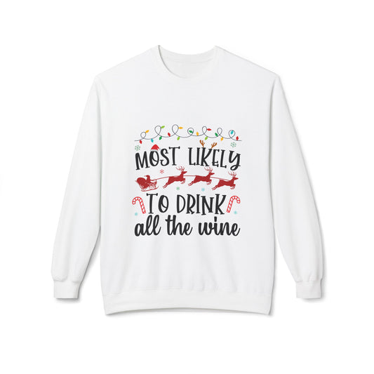 Most Likely to Drink Crewneck Sweatshirt