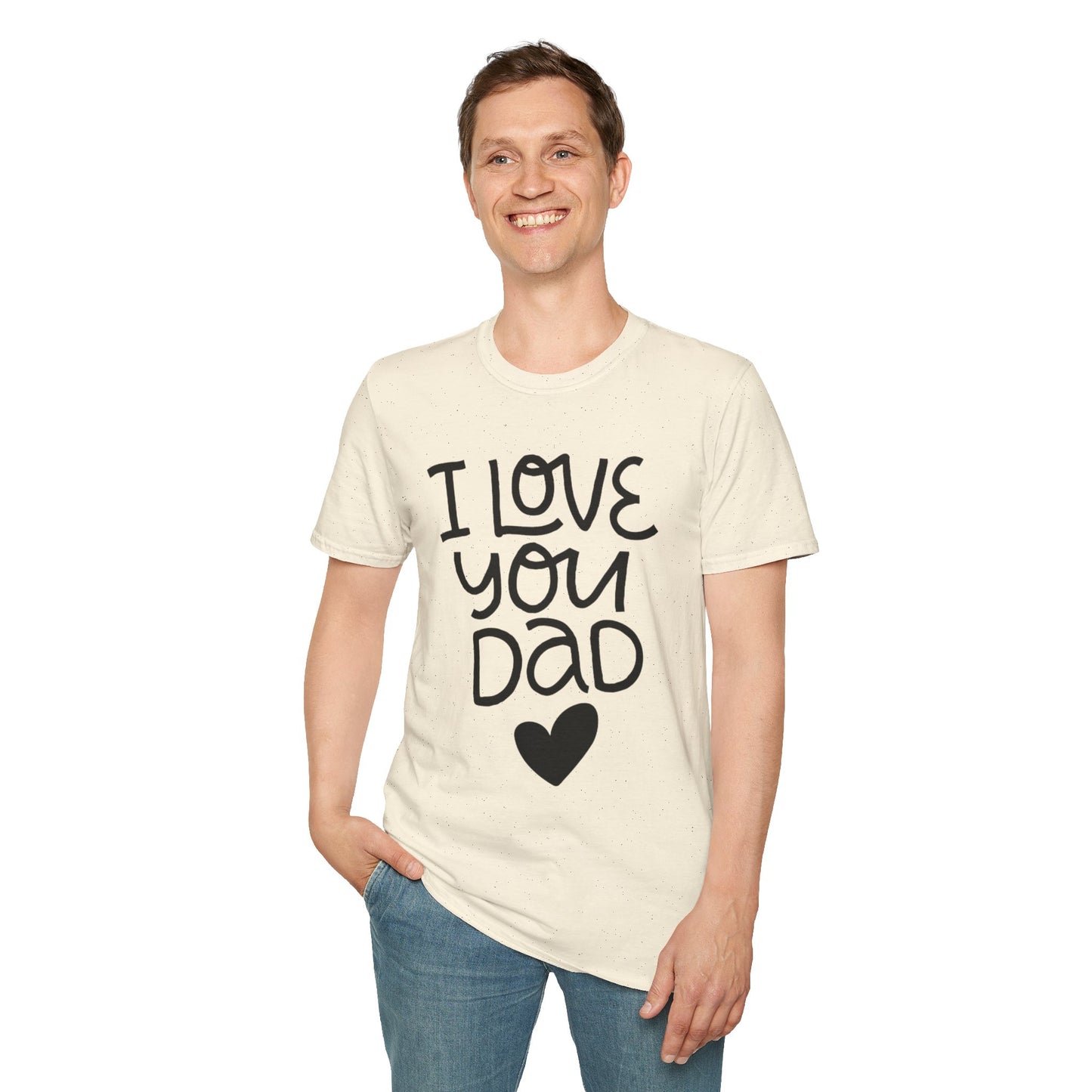 I Love You Dad T-Shirt — Heart Father’s Day Gift