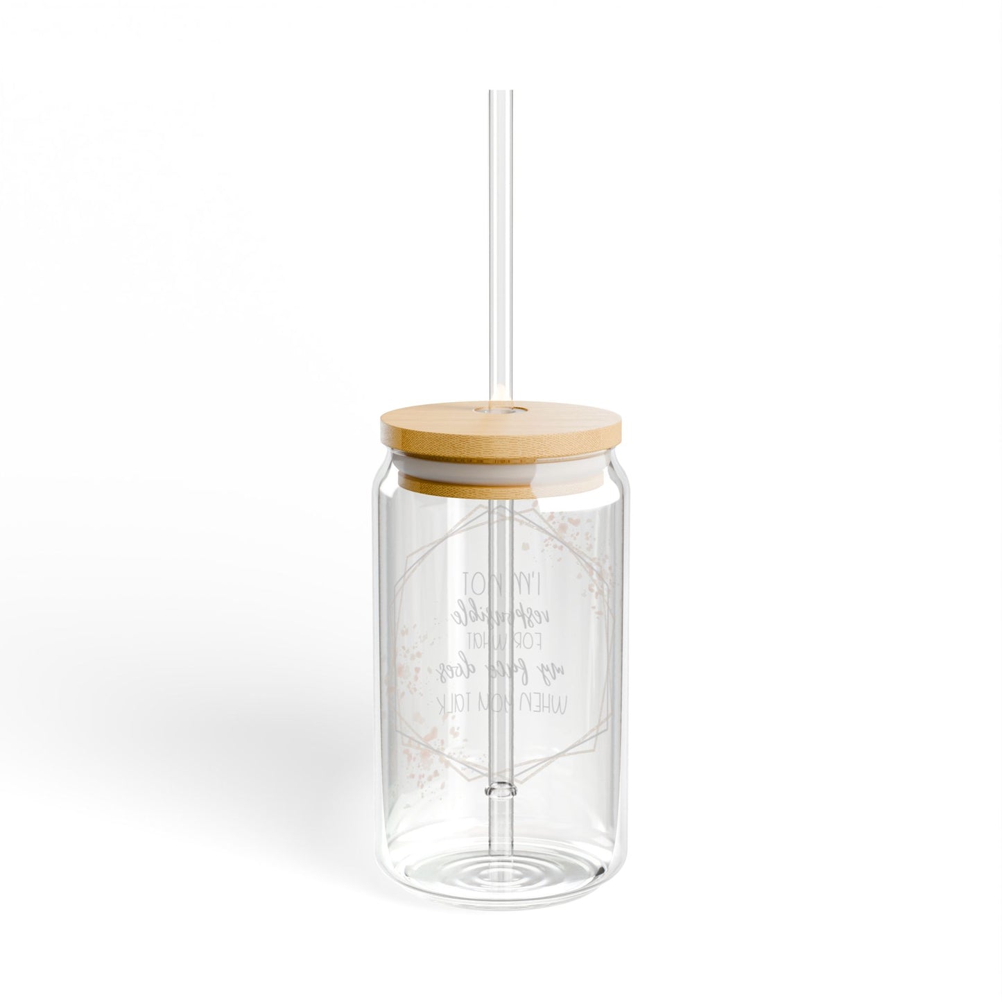 I’m Not Impossible, Sipper Glass, 16oz