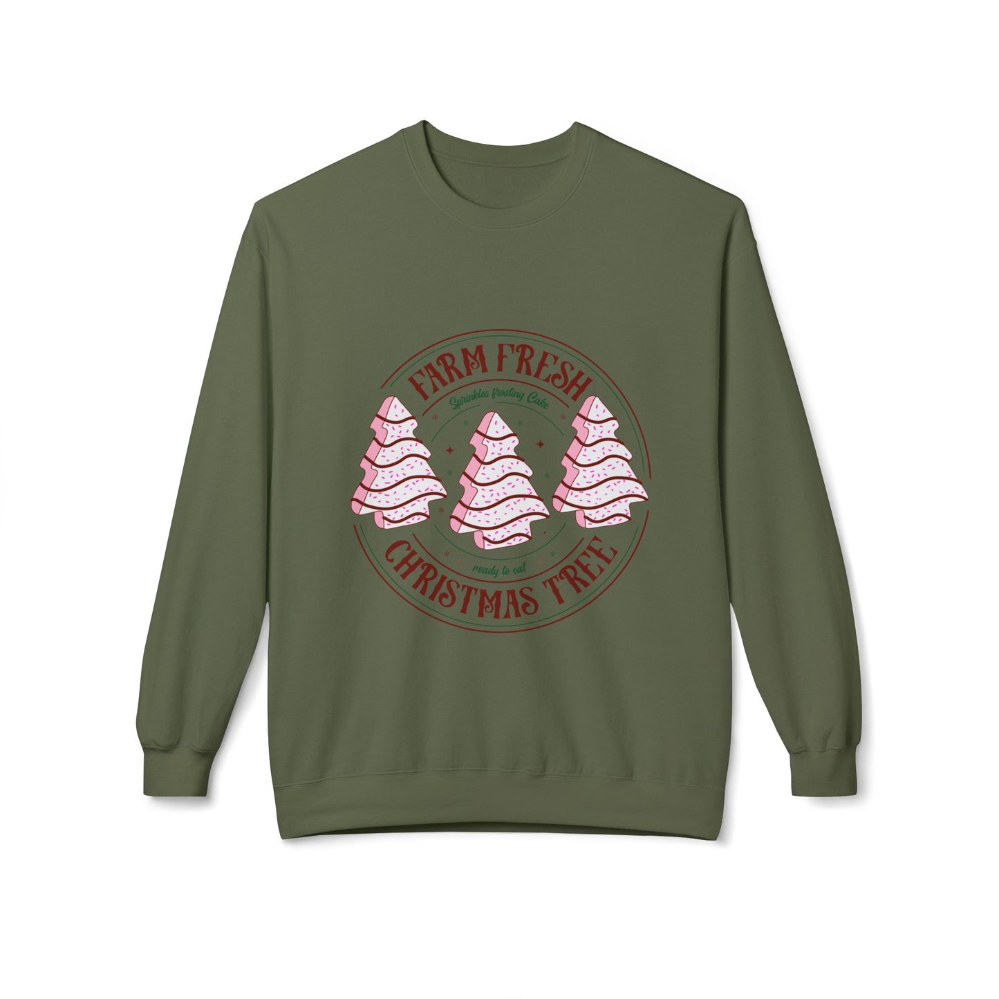 Farm Fresh Christmas Tree Crewneck Sweatshirt