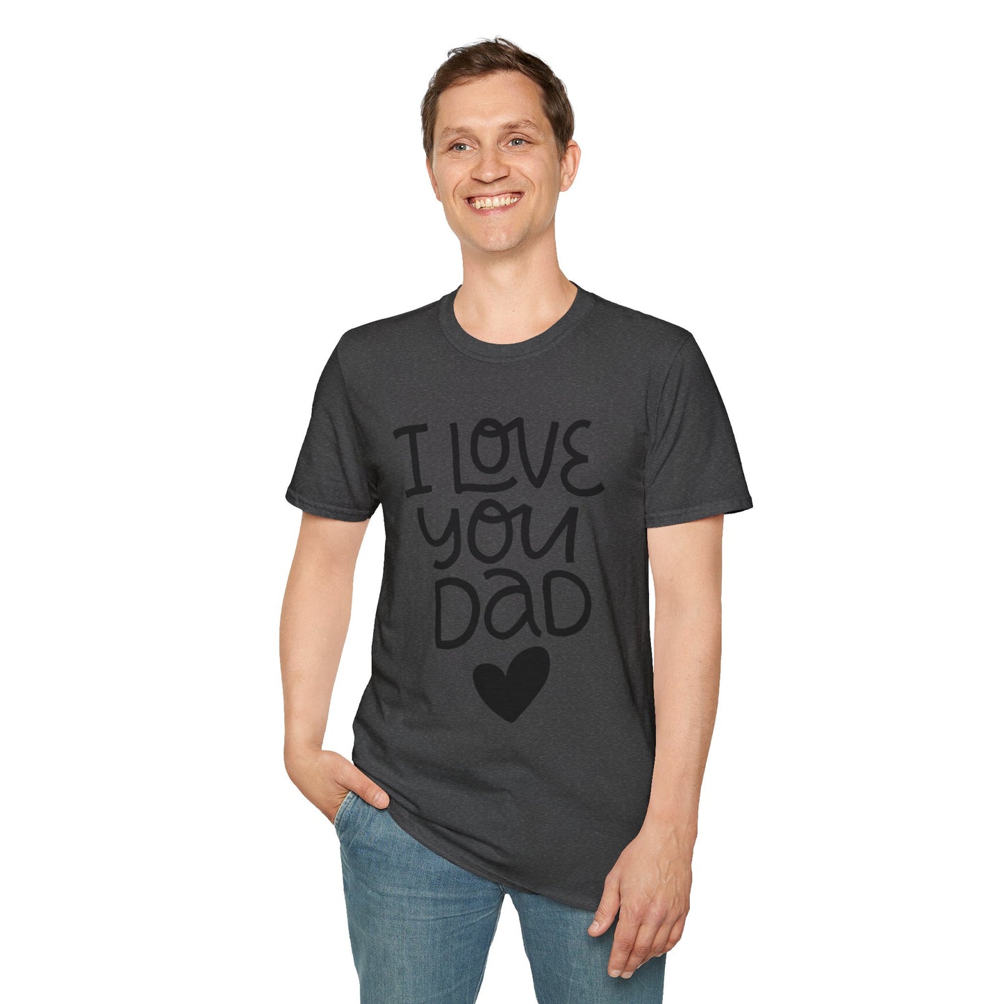 I Love You Dad T-Shirt — Heart Father’s Day Gift