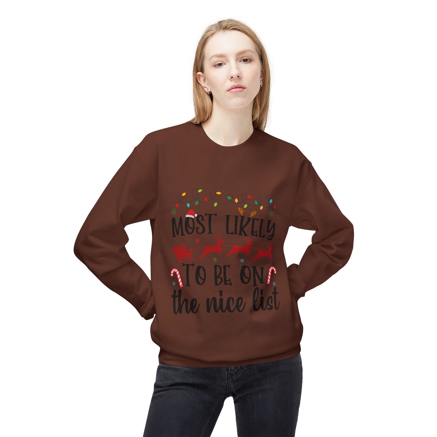 Most Likely to Be On the Nice List Crewneck Sweatshirt