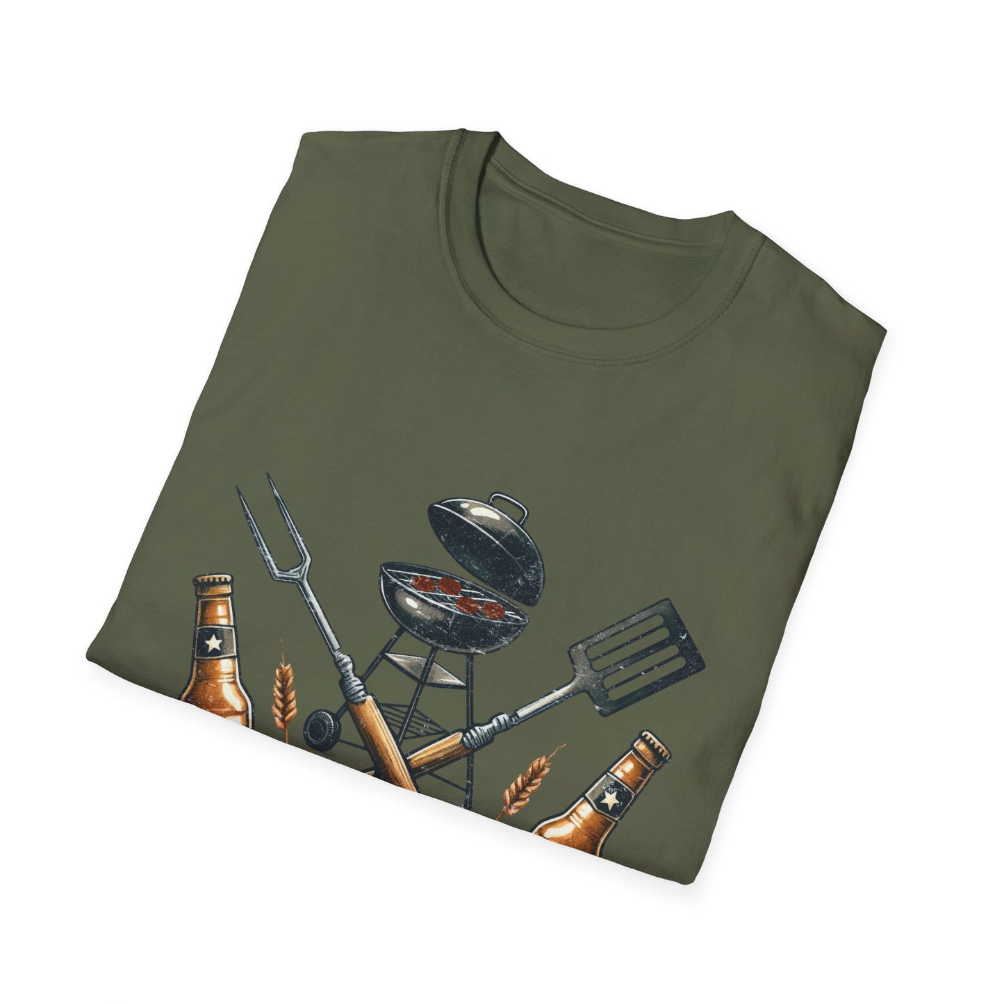 Grill Sergeant T‑Shirt — Funny BBQ Chef Shirt for Grill Lovers